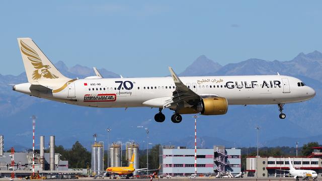 A9C-ND:Airbus A321:Gulf Air